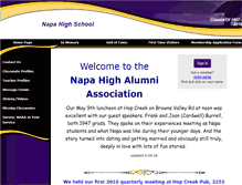 Tablet Screenshot of napahighalumniassociation.org